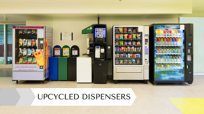 Upcycled Vending Machines and Eco-Friendly Dispensers