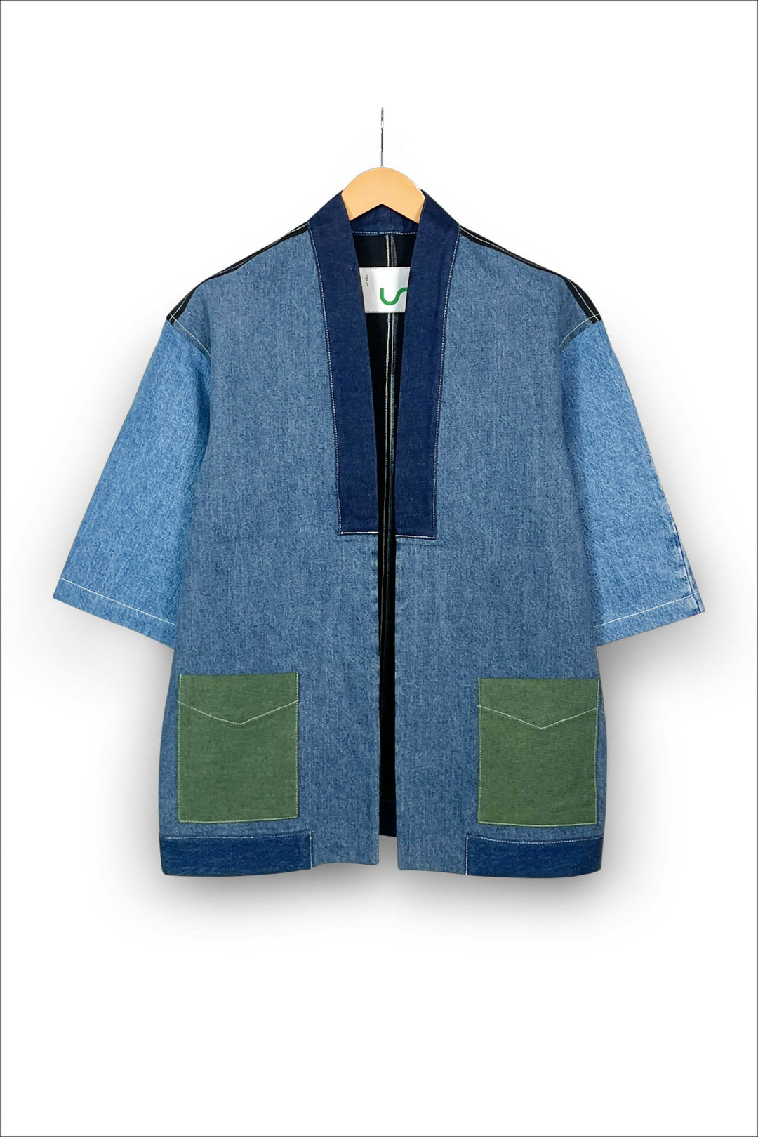 Upcycled Nomad Denim Kimono Jacket