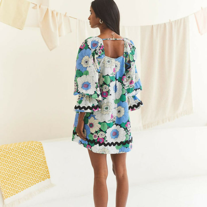 Floral Print Short Dress