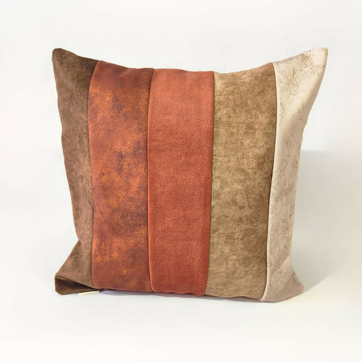 Canyon Hues Stripes Cushion Cover
