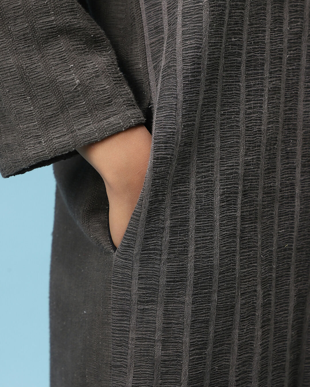 Charcoal Textured Overcoat