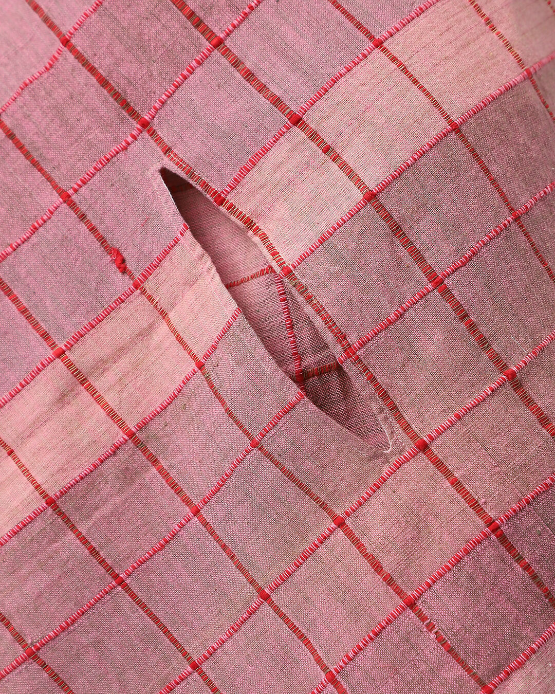 Deconstructed Sari In Pink