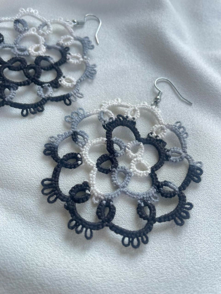 Monochrome Melody Earrings