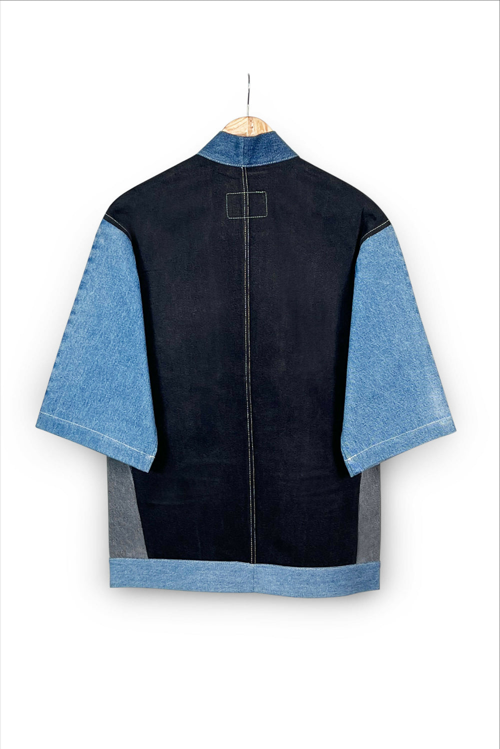 Upcycled Denim Kimono Jacket
