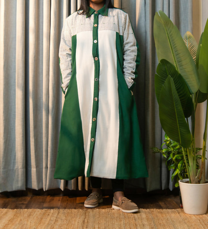 Long Olive Coat