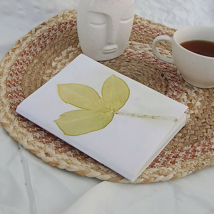 Eco-printed Journal - Fallen Leaf
