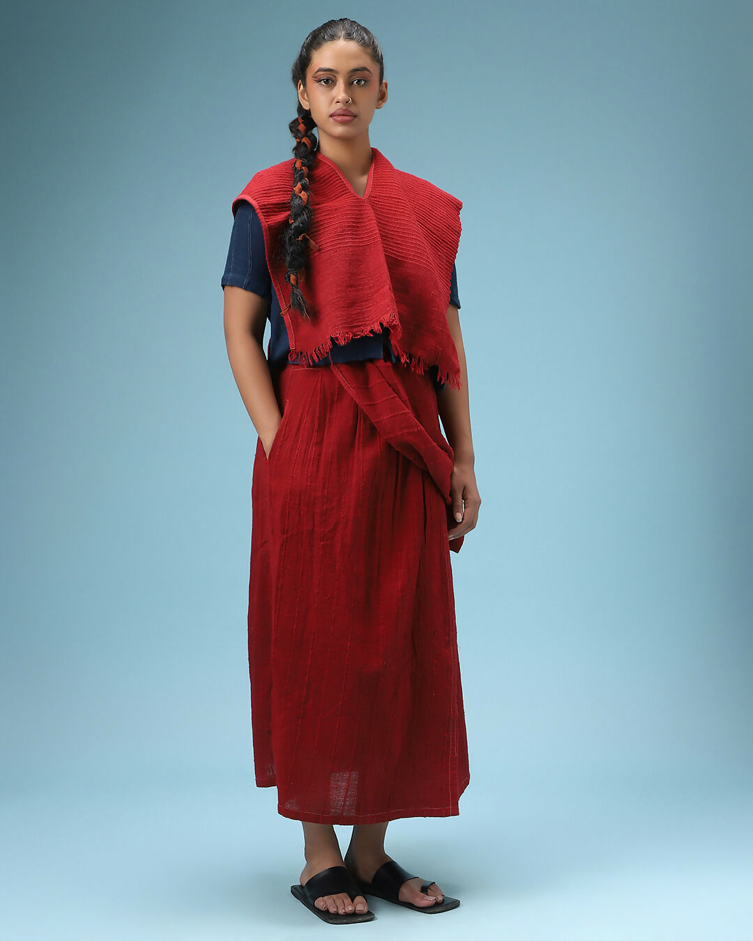 Rakta Top - Stole Blouse