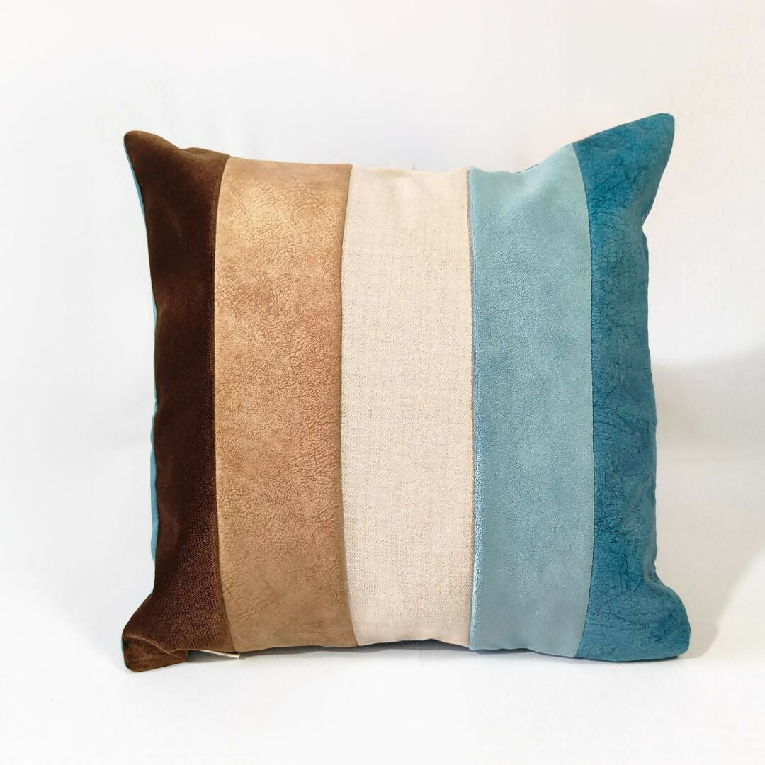 Beach Hues Stripes Cushion Cover