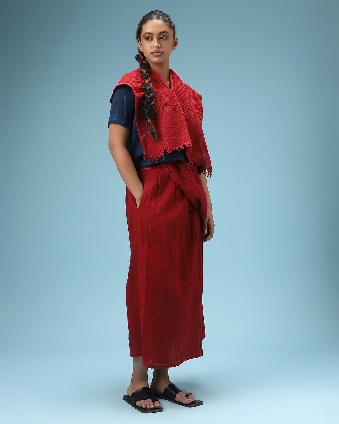 Rakta Top - Stole Blouse