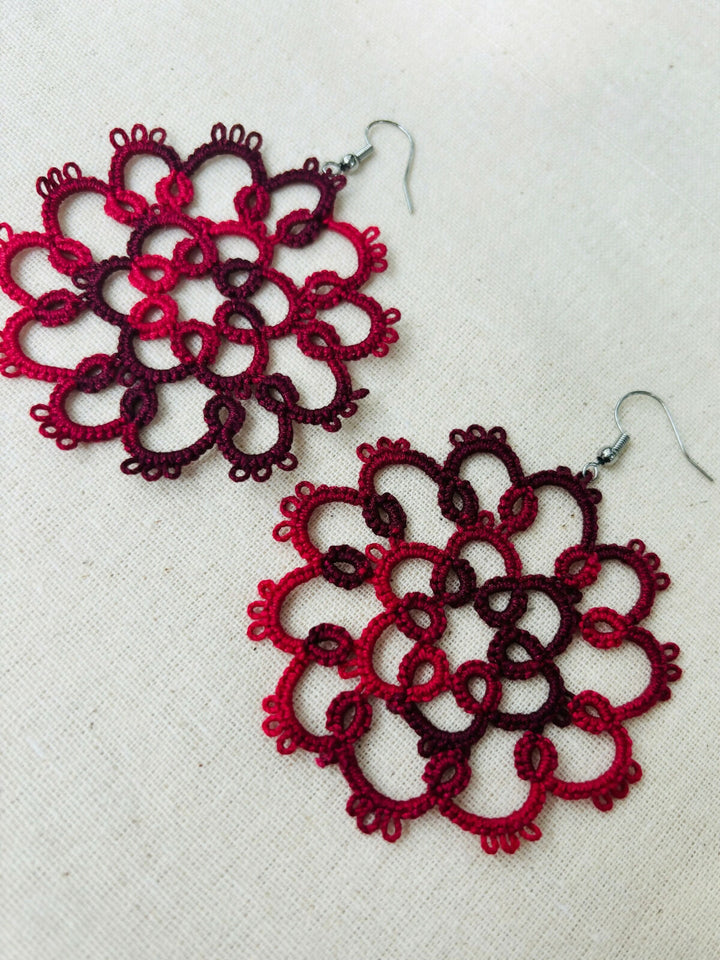 Wine Whisper Earrings