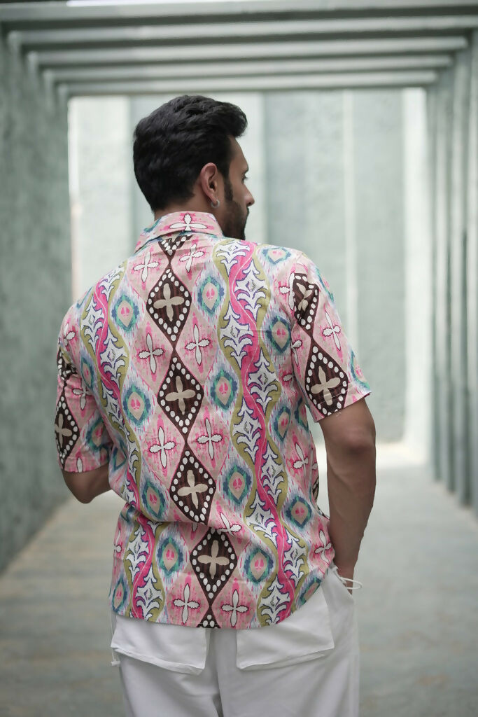 Ikkat Print Shirt