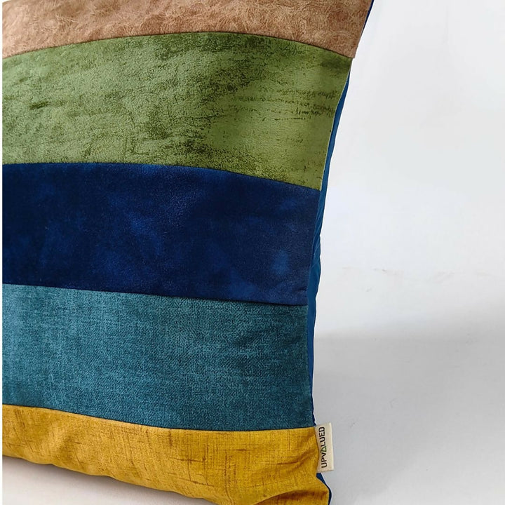 Mountain Hues Stripes Cushion Cover