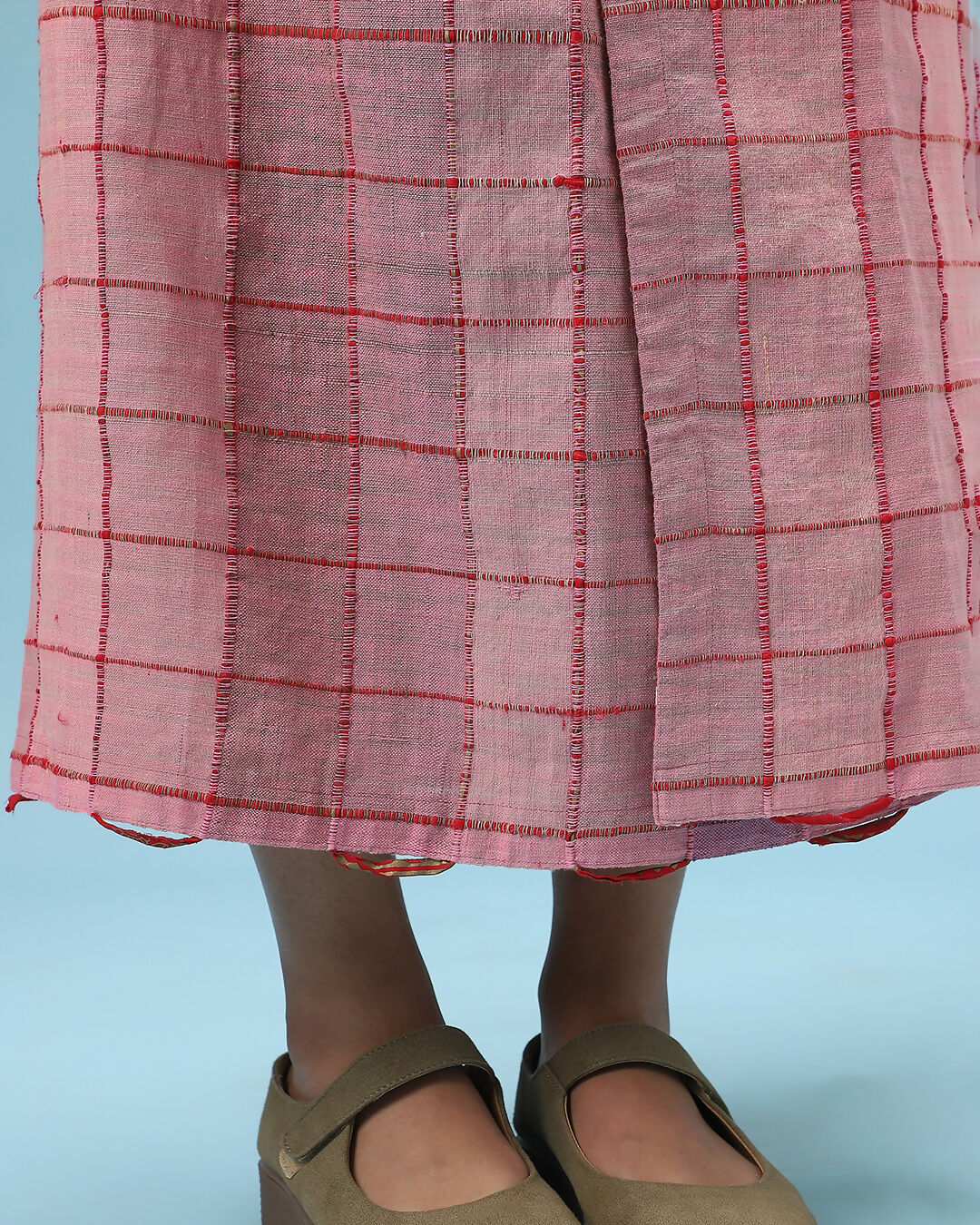 Deconstructed Sari In Pink