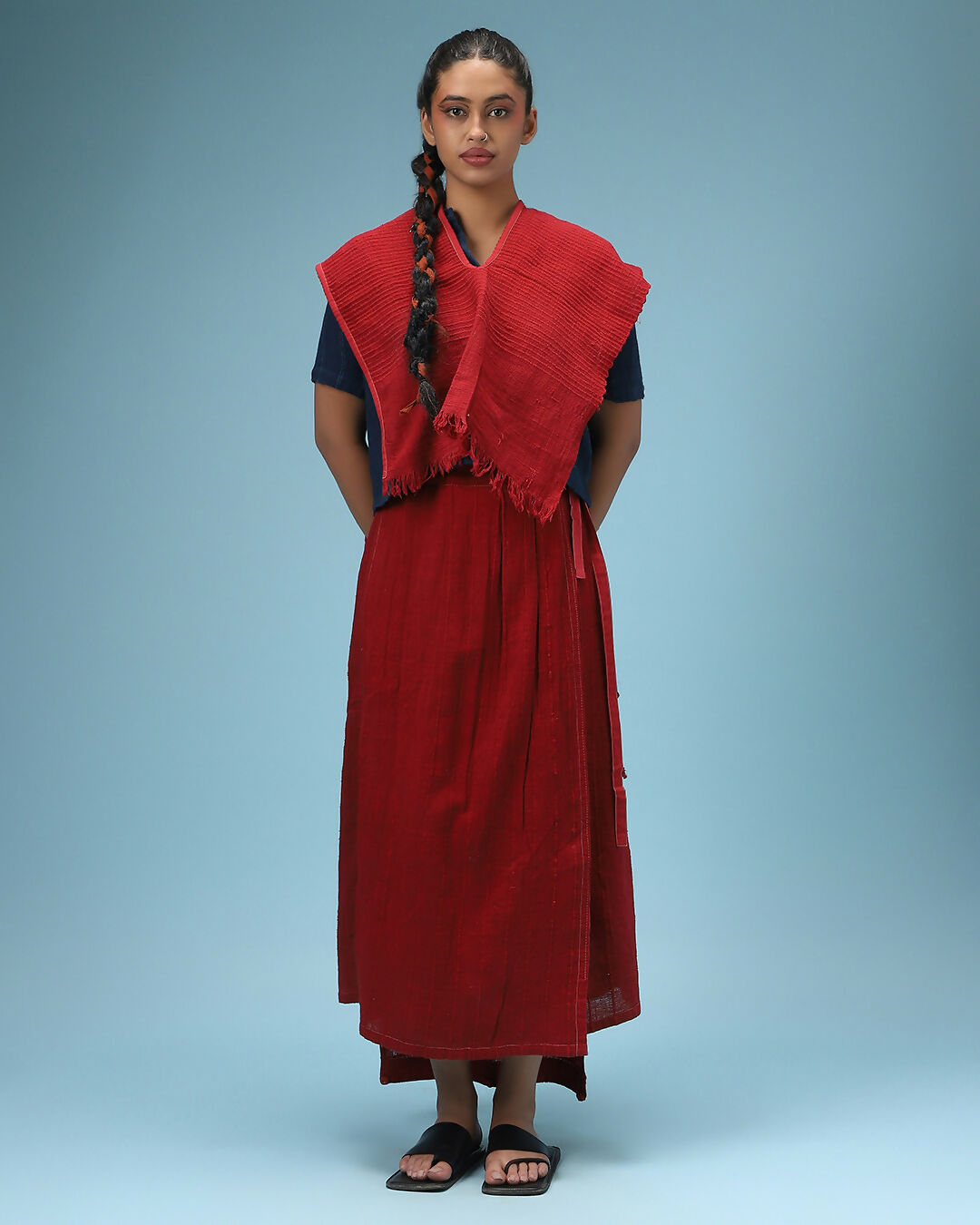 Rakta Top - Stole Blouse