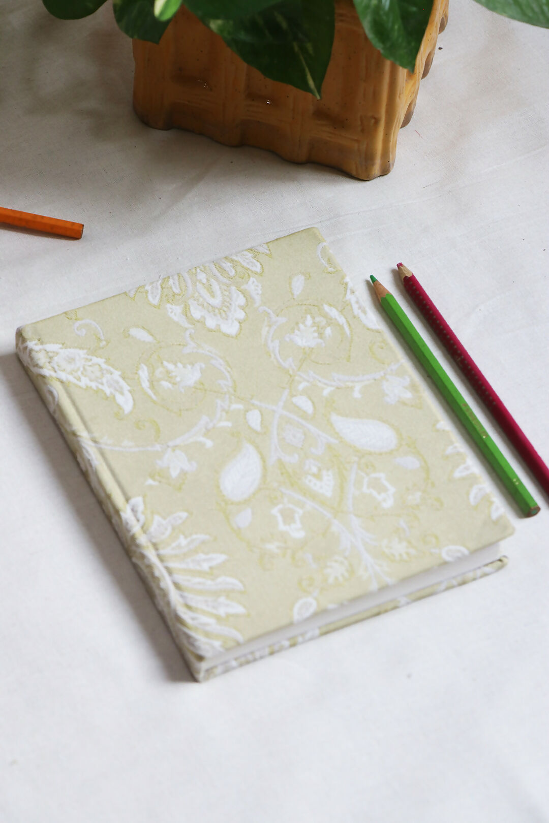 Beauty of green notebook