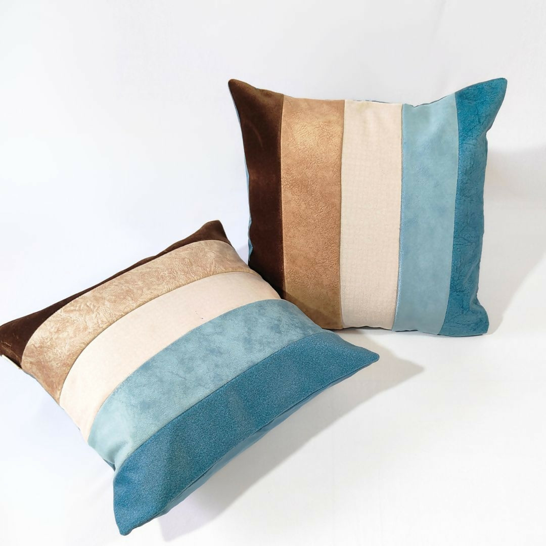 Beach Hues Stripes Cushion Cover