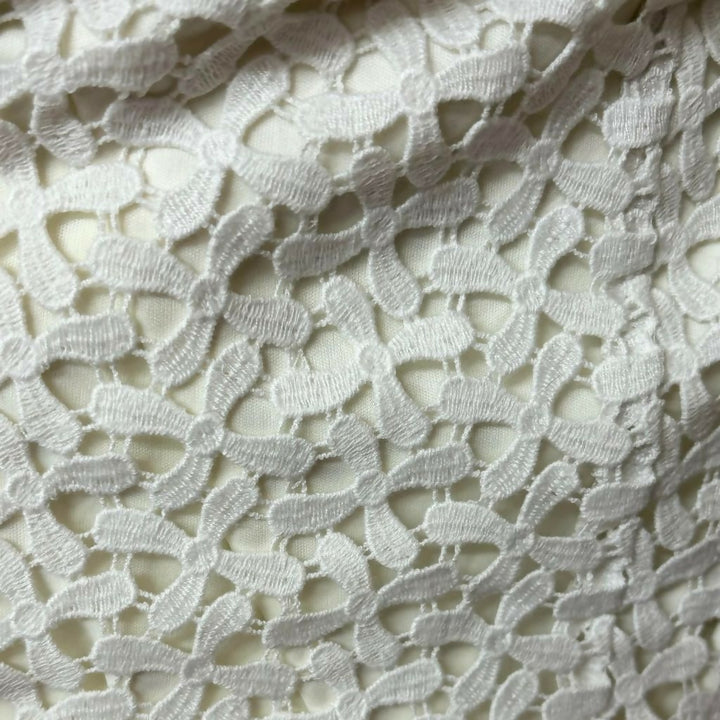 White Lace Top with Crop Top
