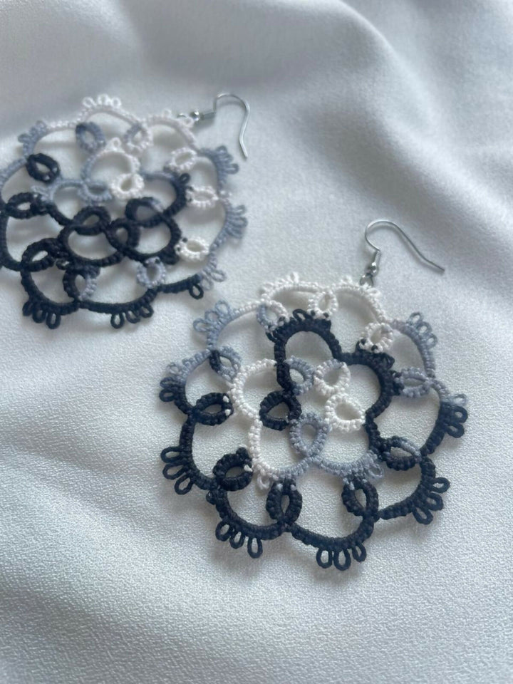 Monochrome Melody Earrings