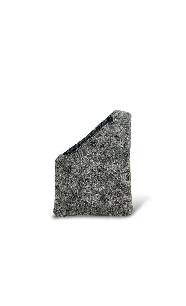 Grey Felt Hideaway Bag