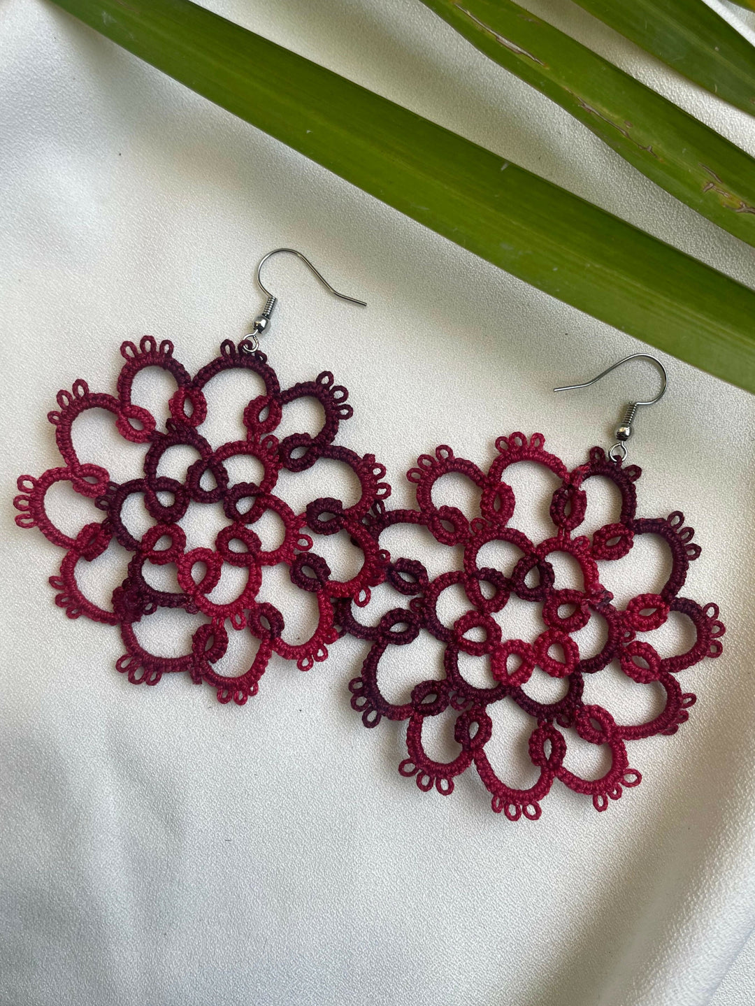 Wine Whisper Earrings