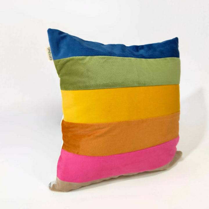 Rainbow Hues Cushion Cover