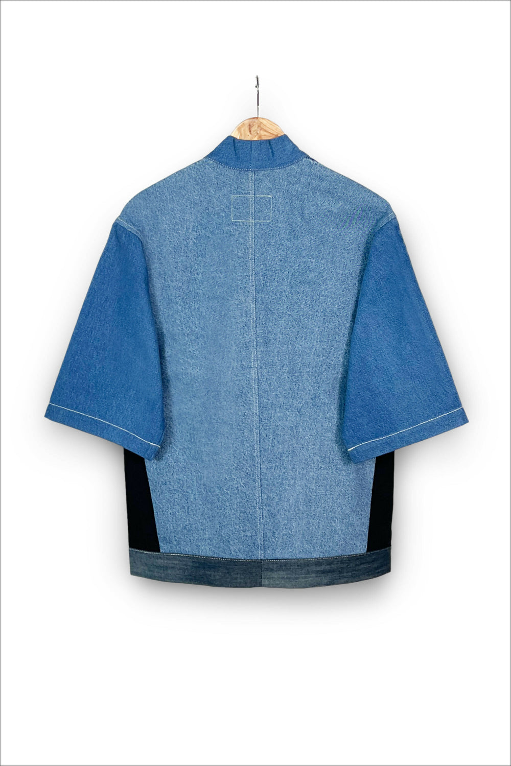 Upcycled Denim Kimono Jacket