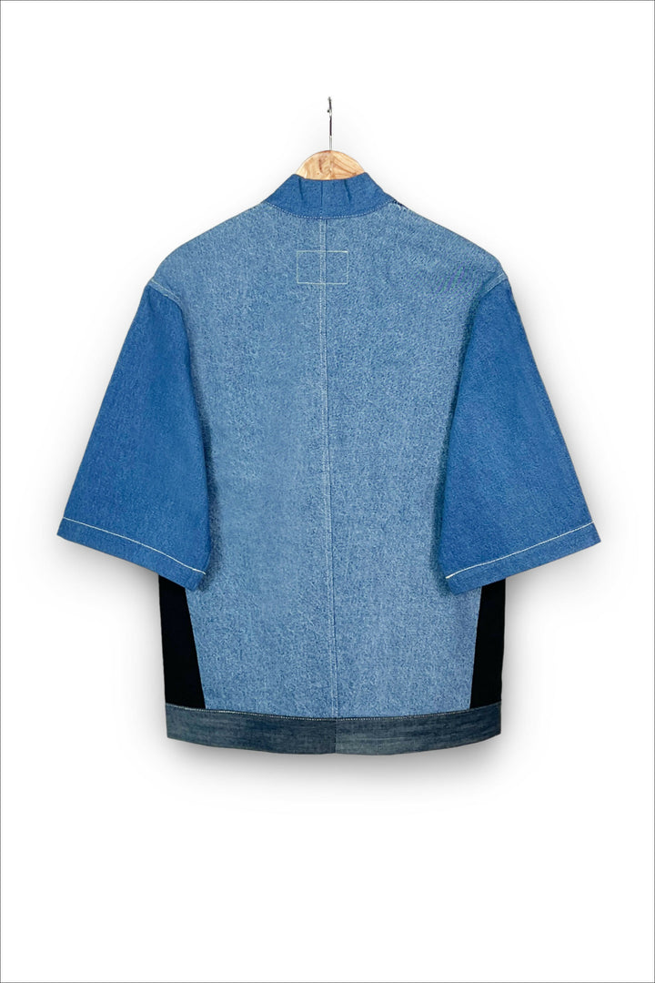Upcycled Denim Kimono Jacket