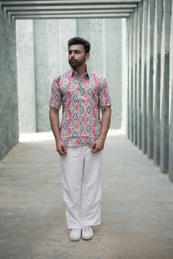 Ikkat Print Shirt