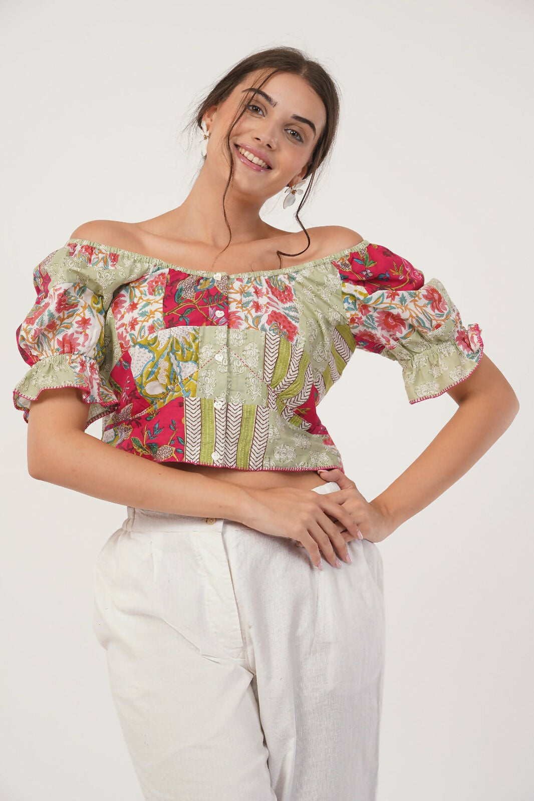Nectarine Haze Cotton Top