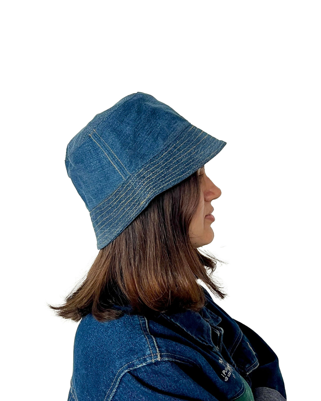 Upcycled Denim Bucket Hat
