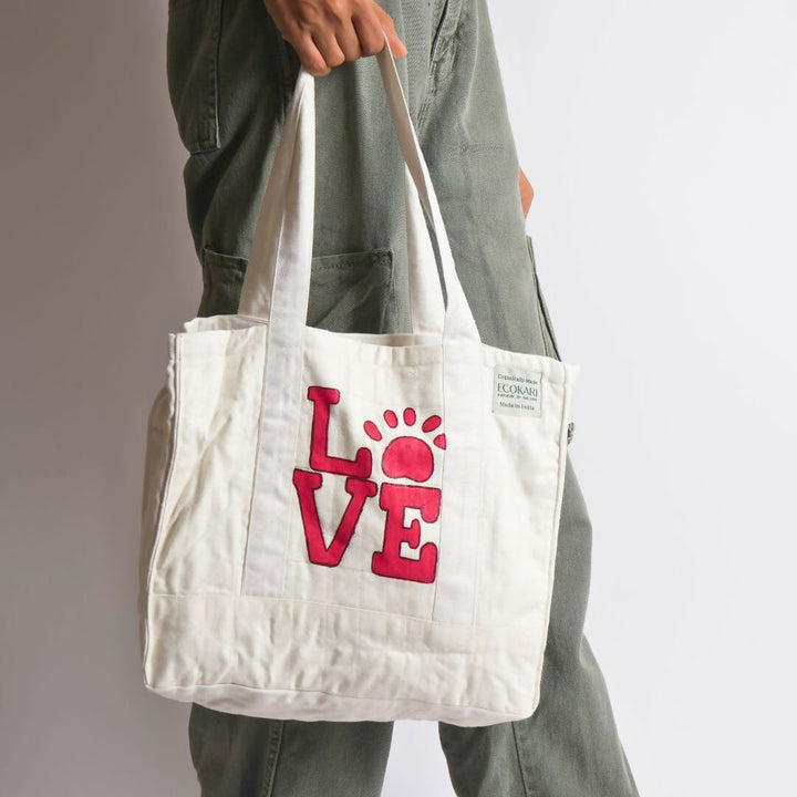 Eco-Tote Bag In Off-White