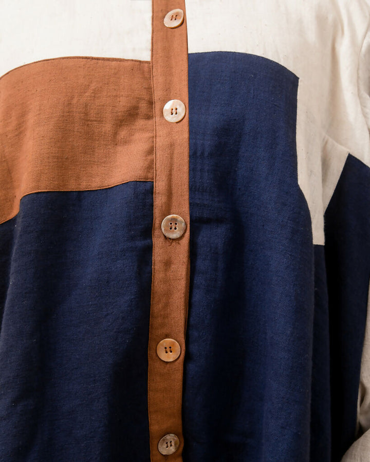 Blocked Layered Jacket