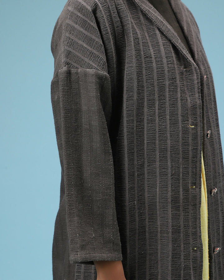 Charcoal Textured Overcoat