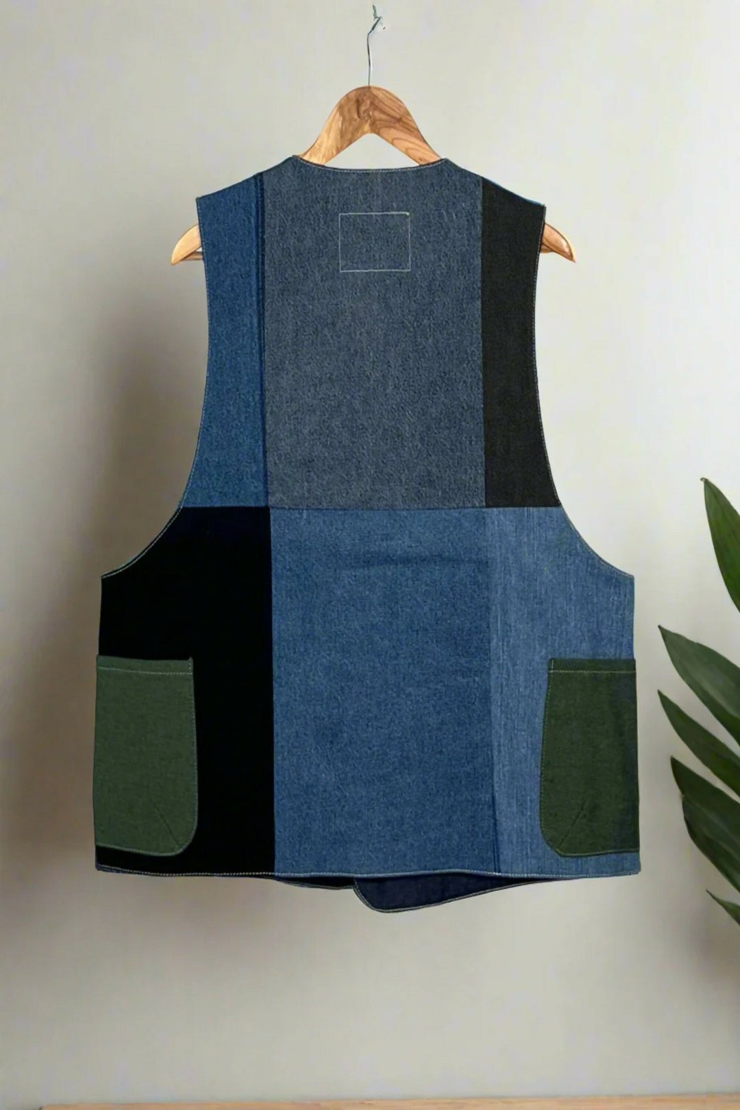 Utility Denim Gilet Jacket