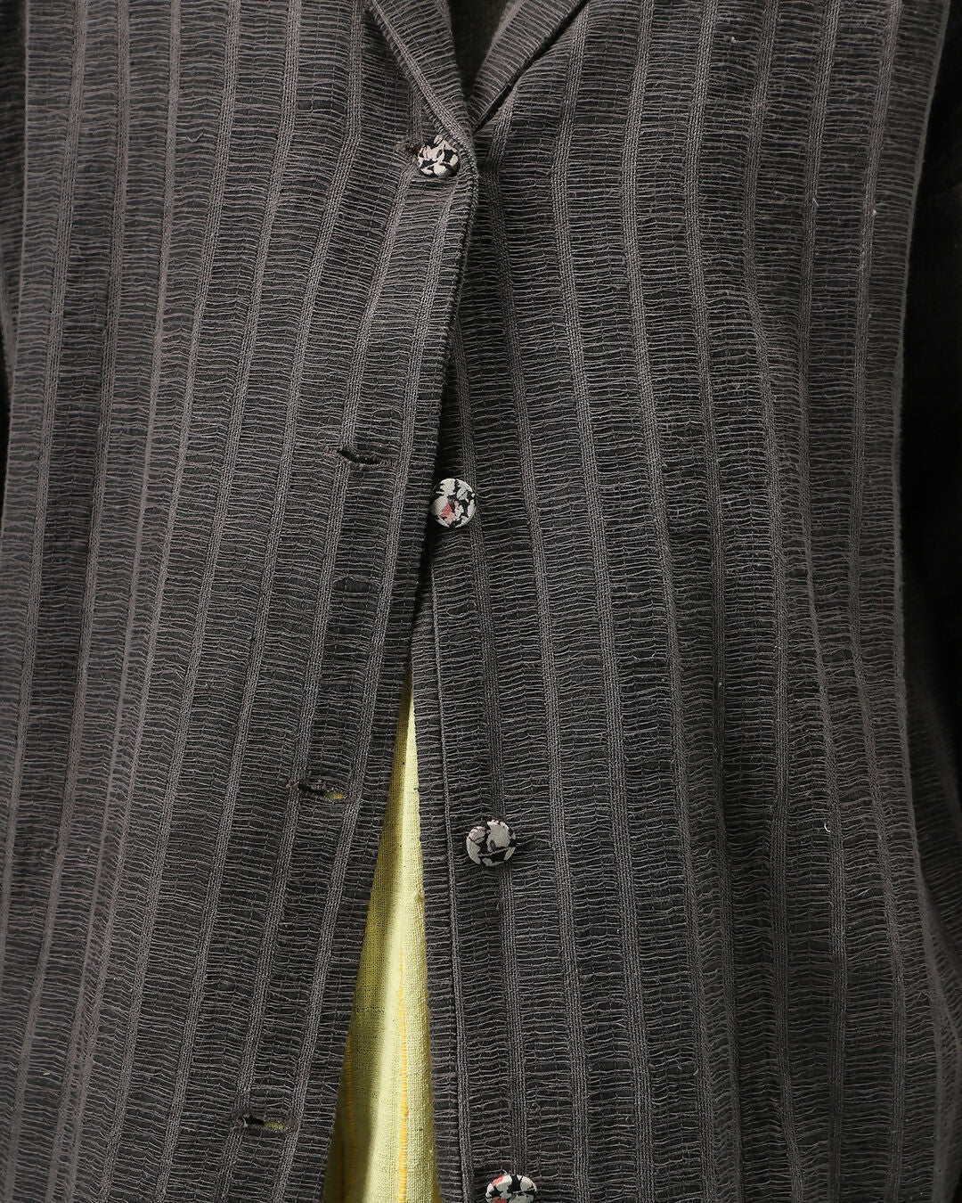 Charcoal Textured Overcoat