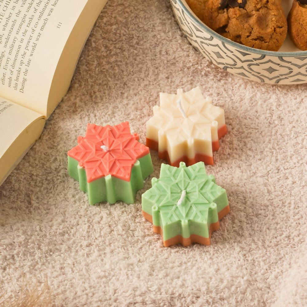 Snowflakes Soy Wax Scented Candle