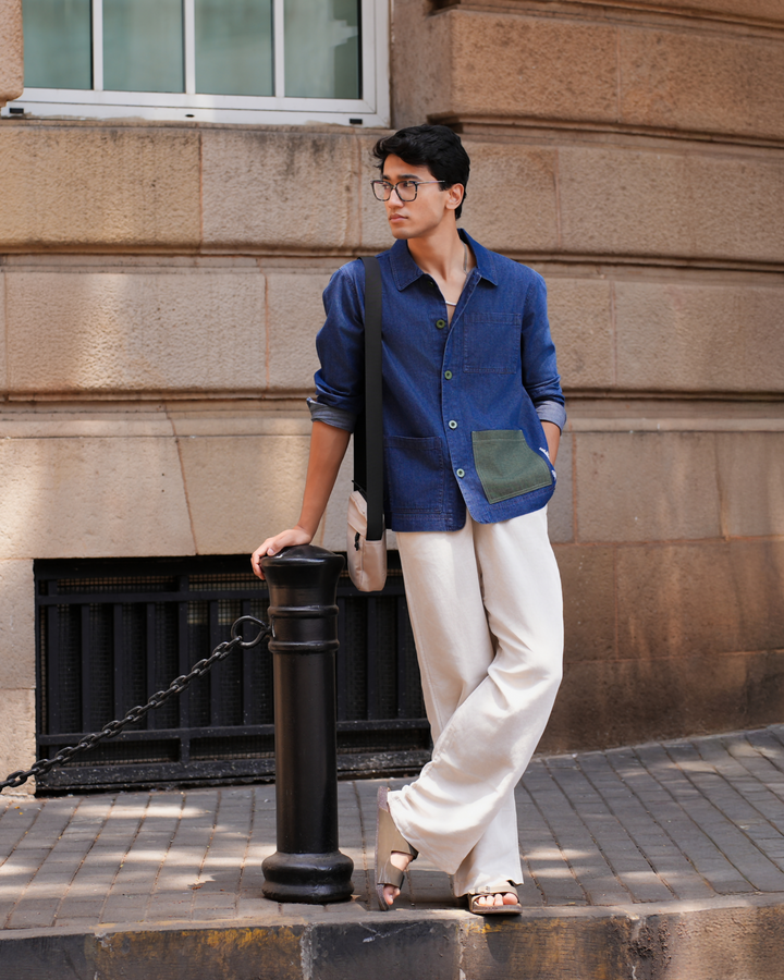 Dark Indigo Full-Sleeved Shacket