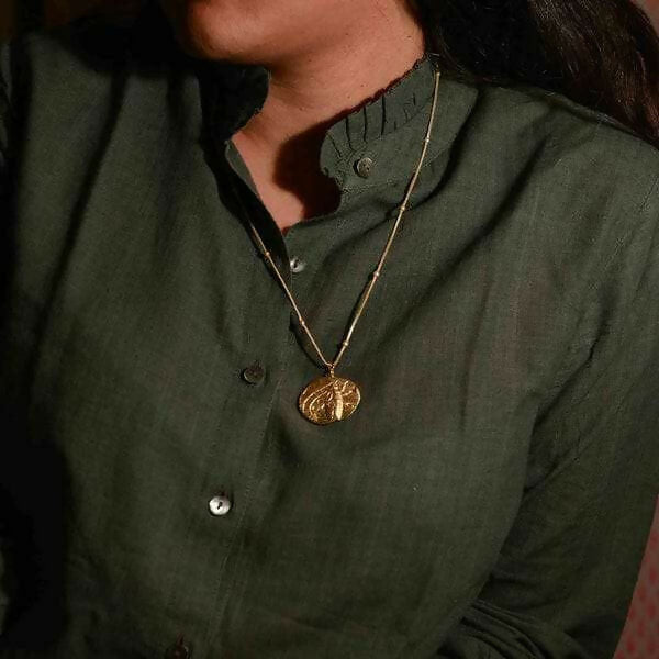 Fossil Pendent - Medium