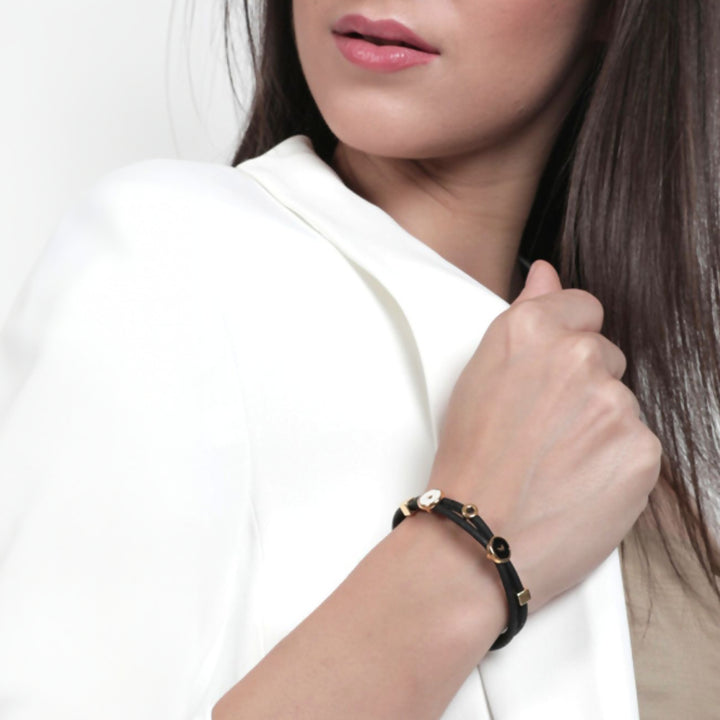 Moon and Heart Bracelet