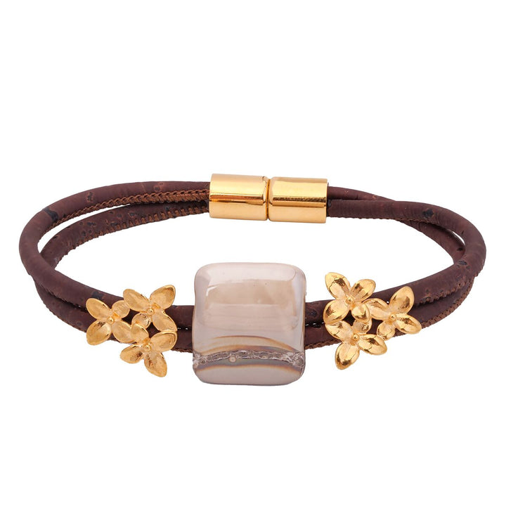 Iberis Cork Bracelet