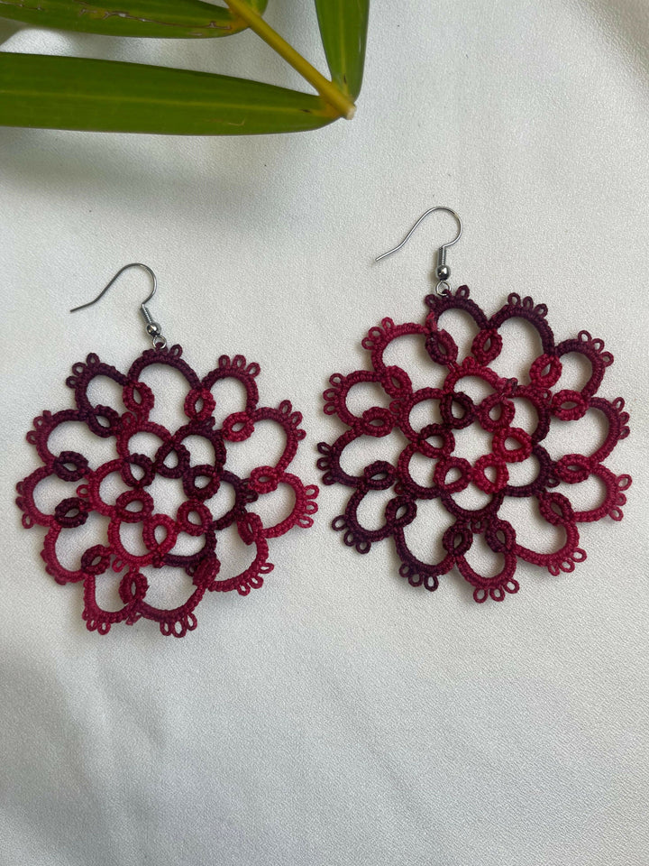 Wine Whisper Earrings