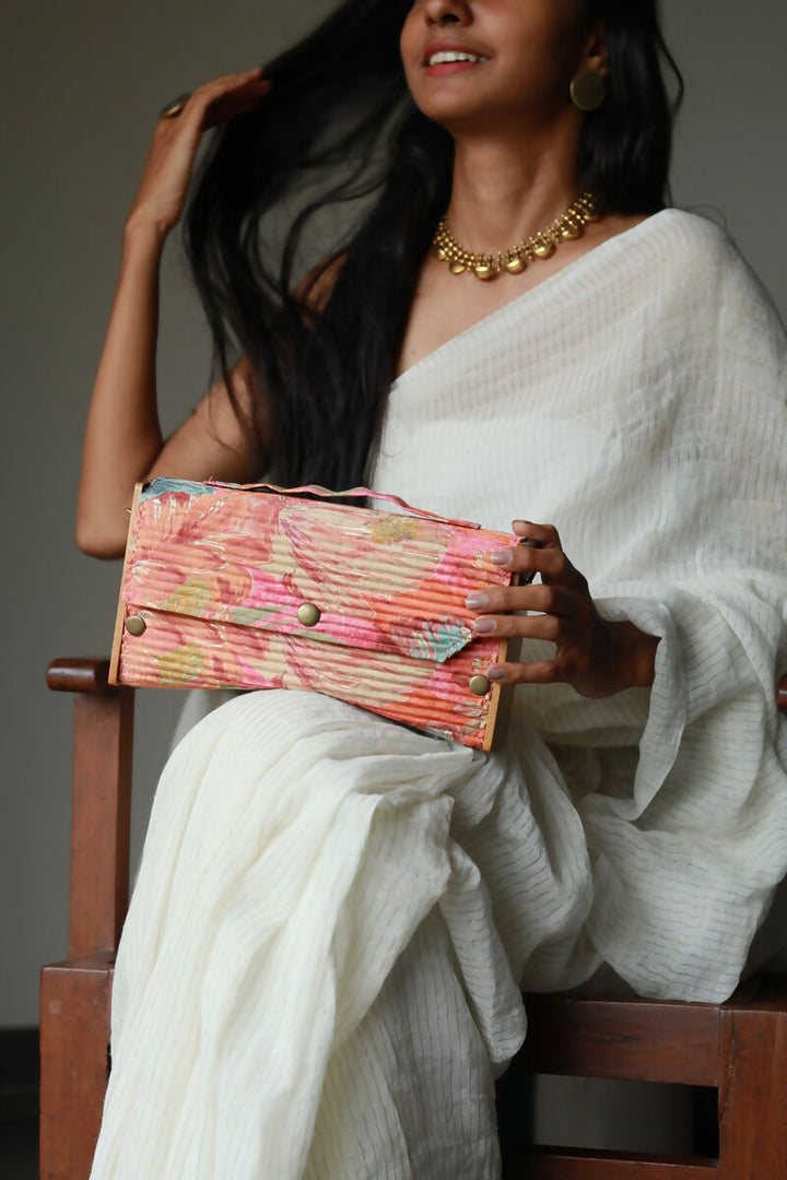 Peach Box Clutch - Gift Box