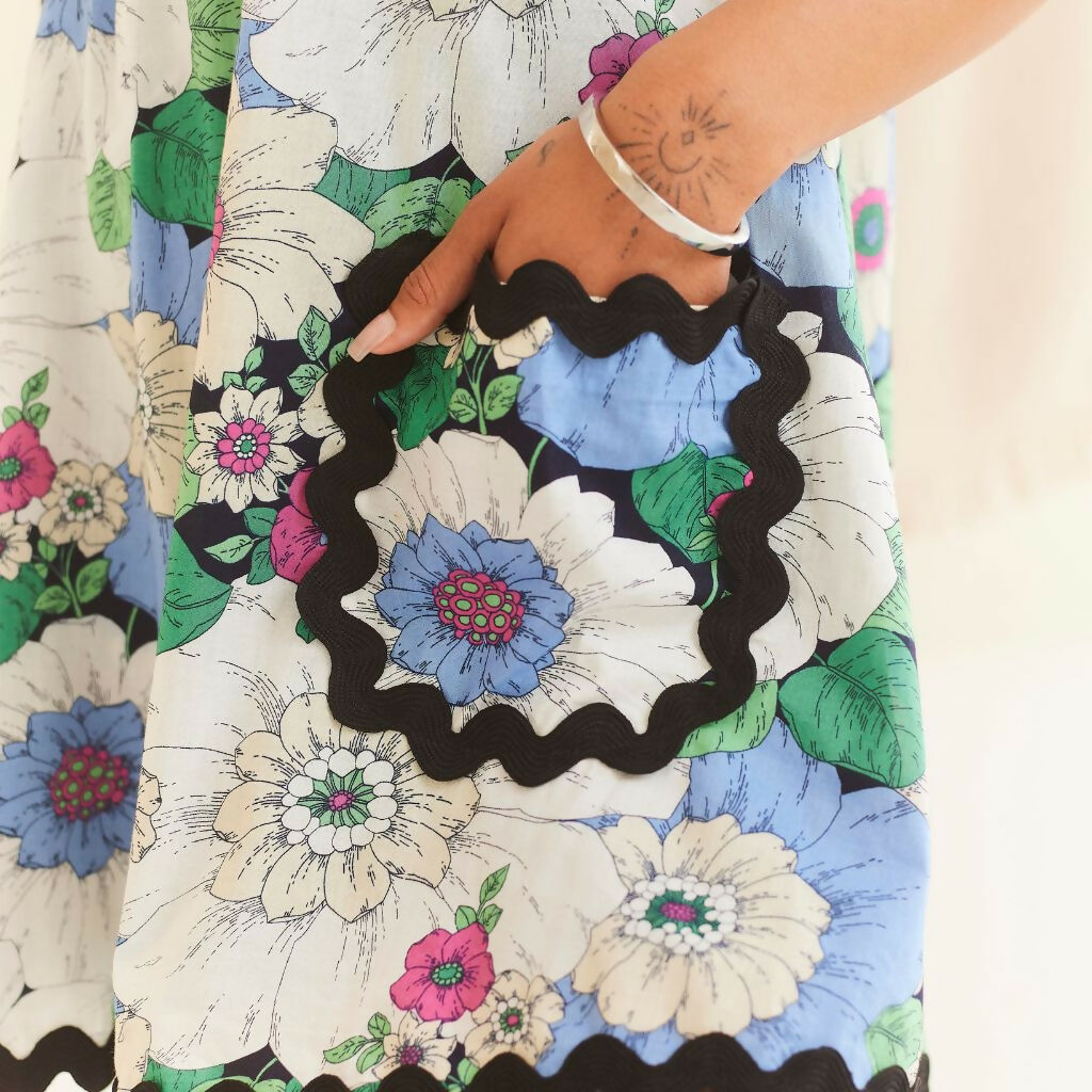 Cute Floral Short Dress
