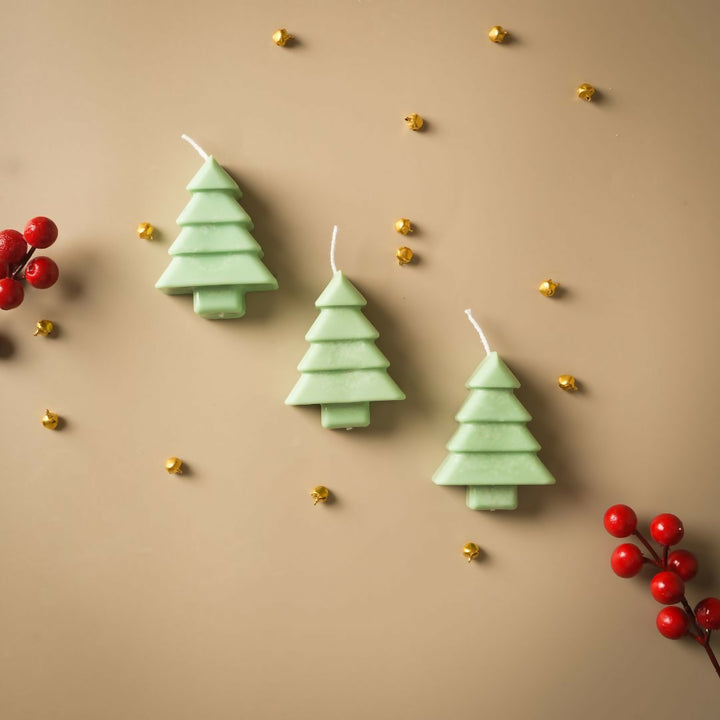 Christmas Tree Candle Set