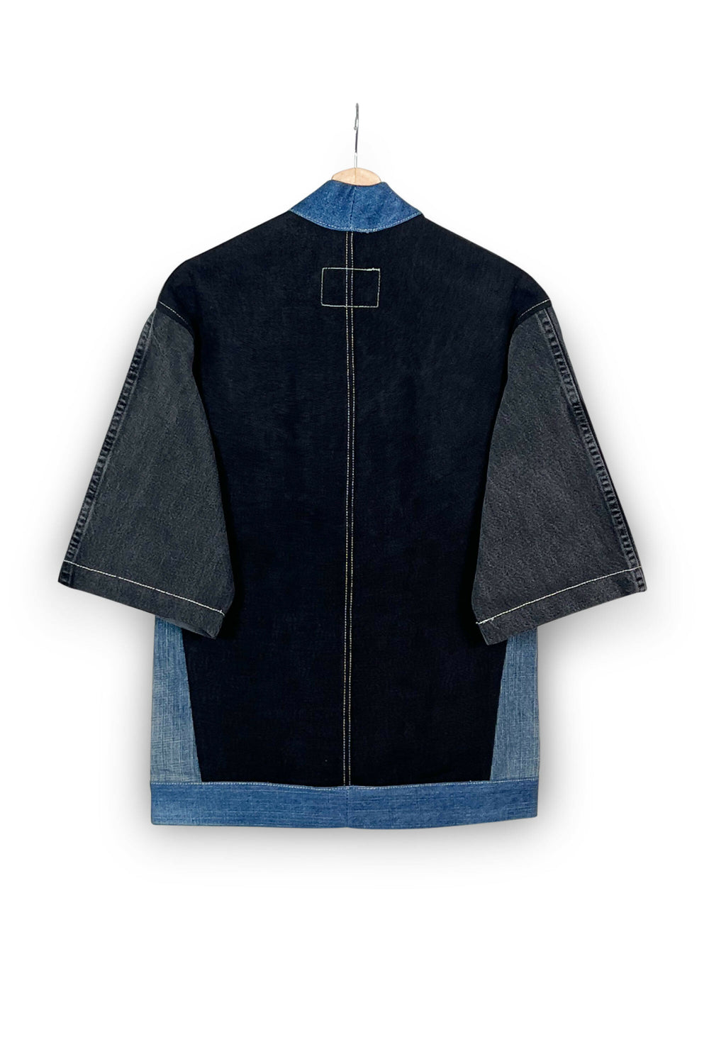 Upcycled Denim Kimono Jacket