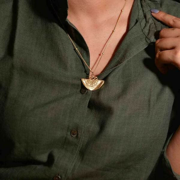 Fossil Pendent - Medium
