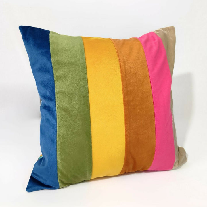 Rainbow Hues Cushion Cover