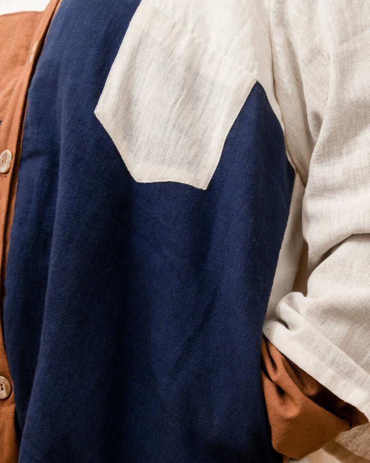 Blocked Layered Jacket
