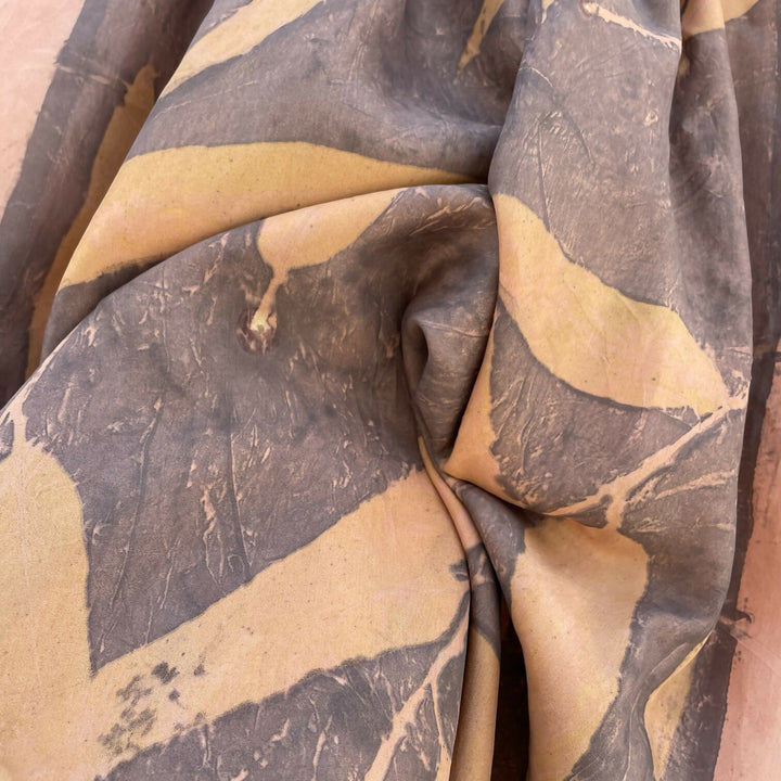 Eco-Printed Earthy Hues Stole