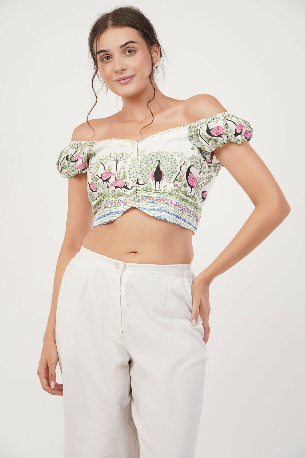 Garden Bliss Cotton Top